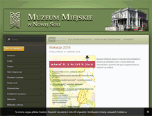 Tablet Screenshot of muzeum-nowasol.pl
